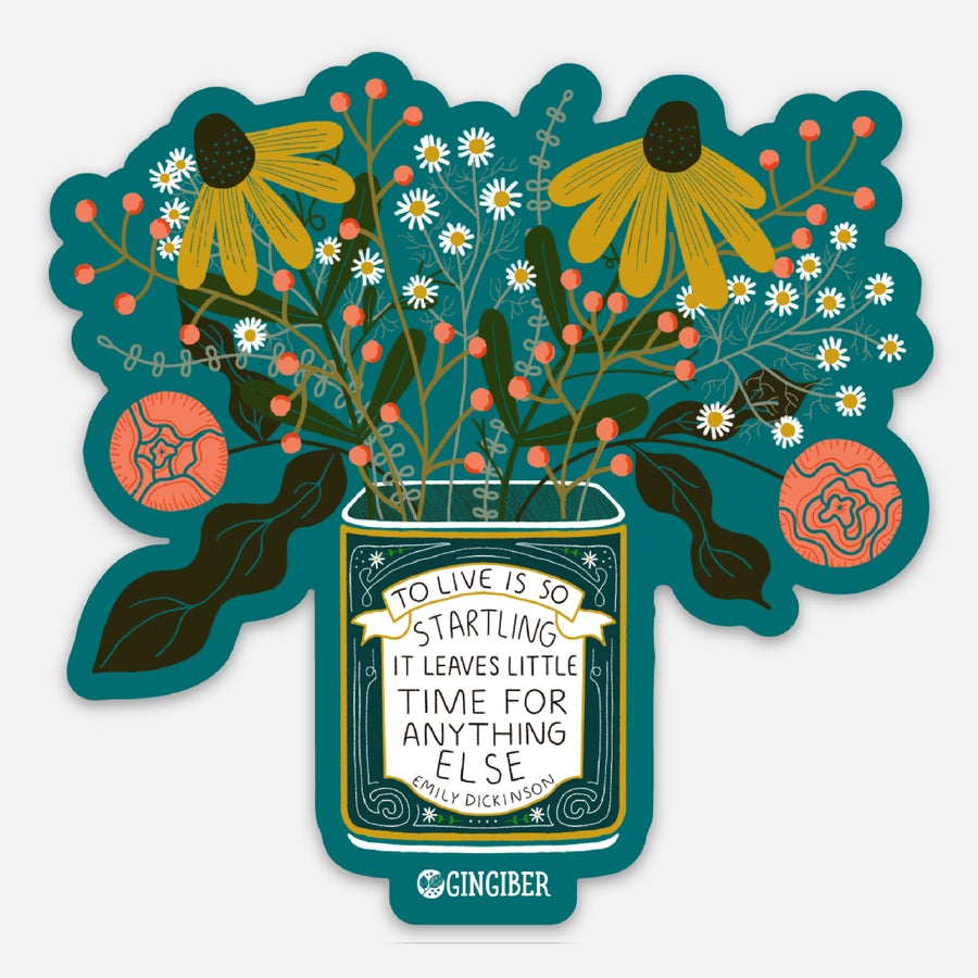 Sticker - Flower Tin