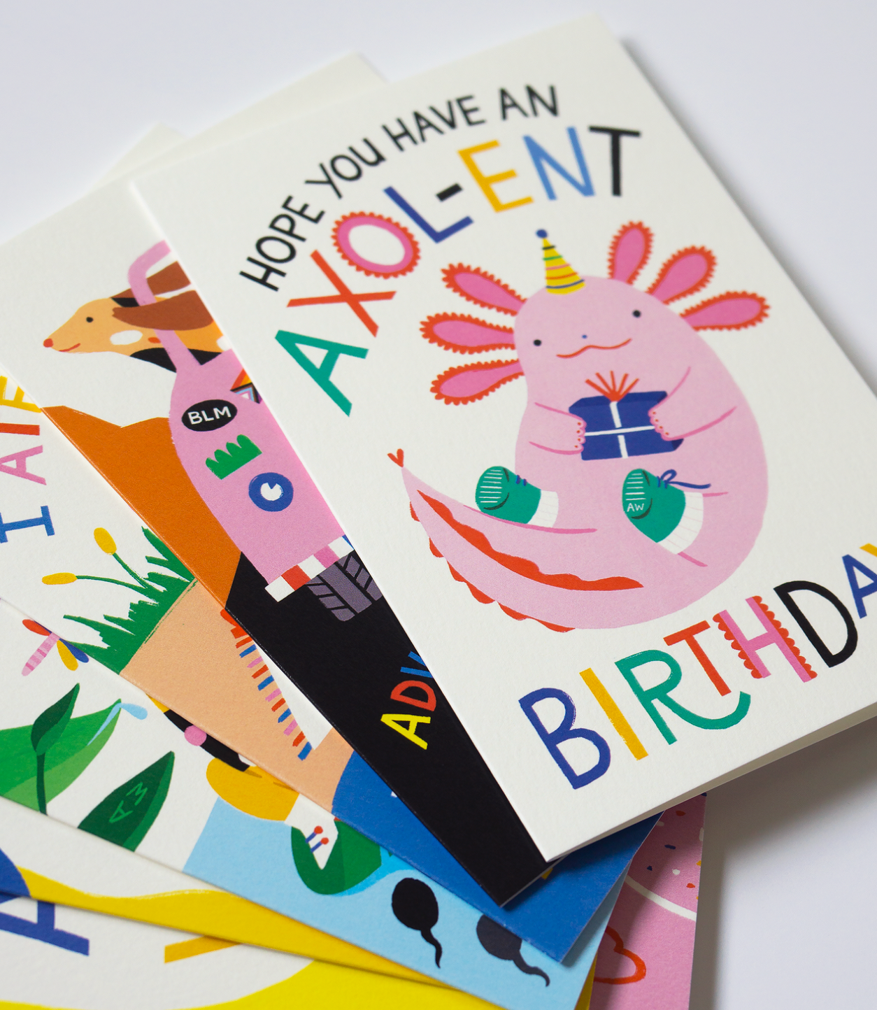 Card - Have An Axol-ent Birthday