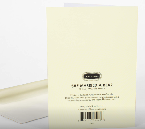 Card - She Married a Bear