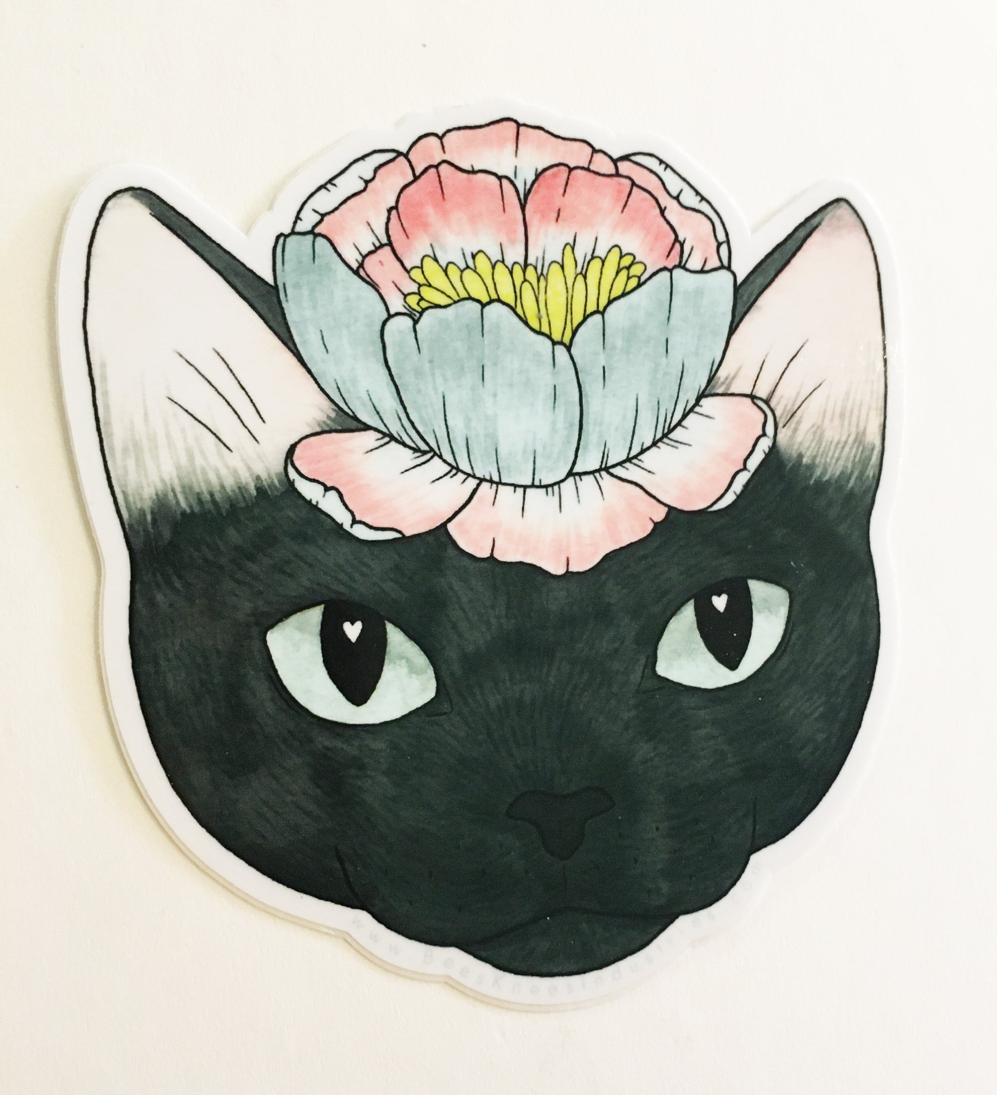 Sticker - Flower Cat