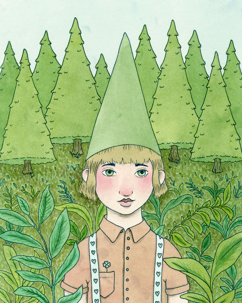 Original Art - Pine Tree Gnome