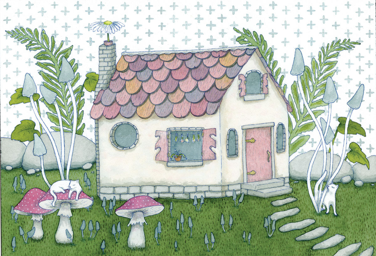 Original Art - Tiny Witch's Cottage