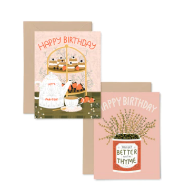 Boxed Cards - Let's Par-tea