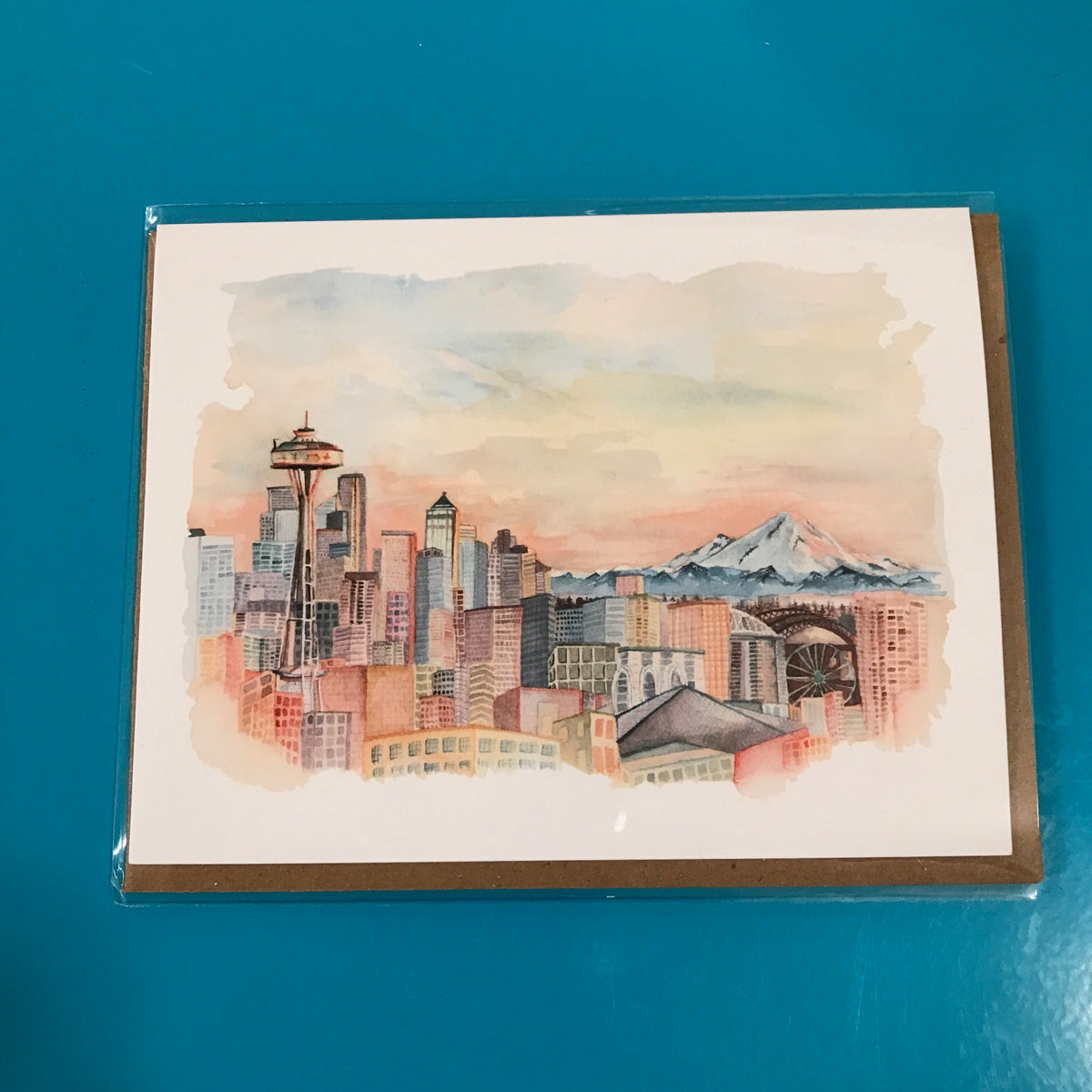 Card - Seattle Skyline
