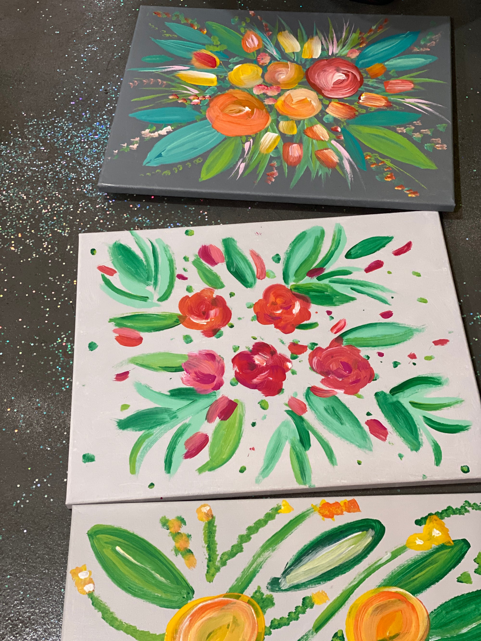 PAINTING CLASS: Floral Painting with Acrylics