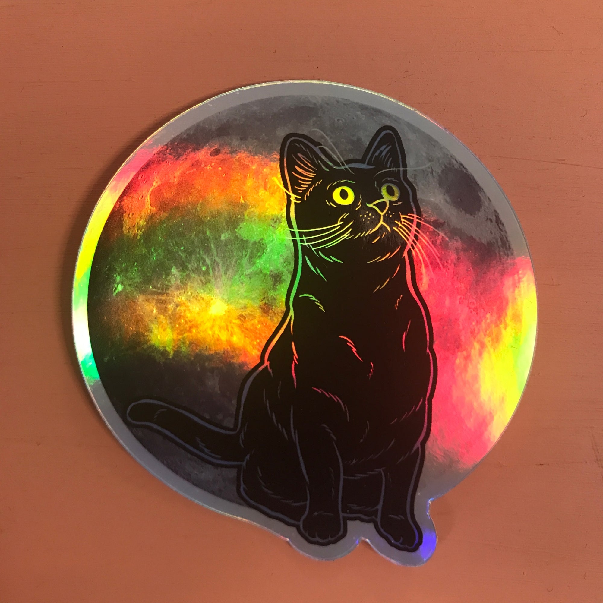Sticker - Cat Moon Night