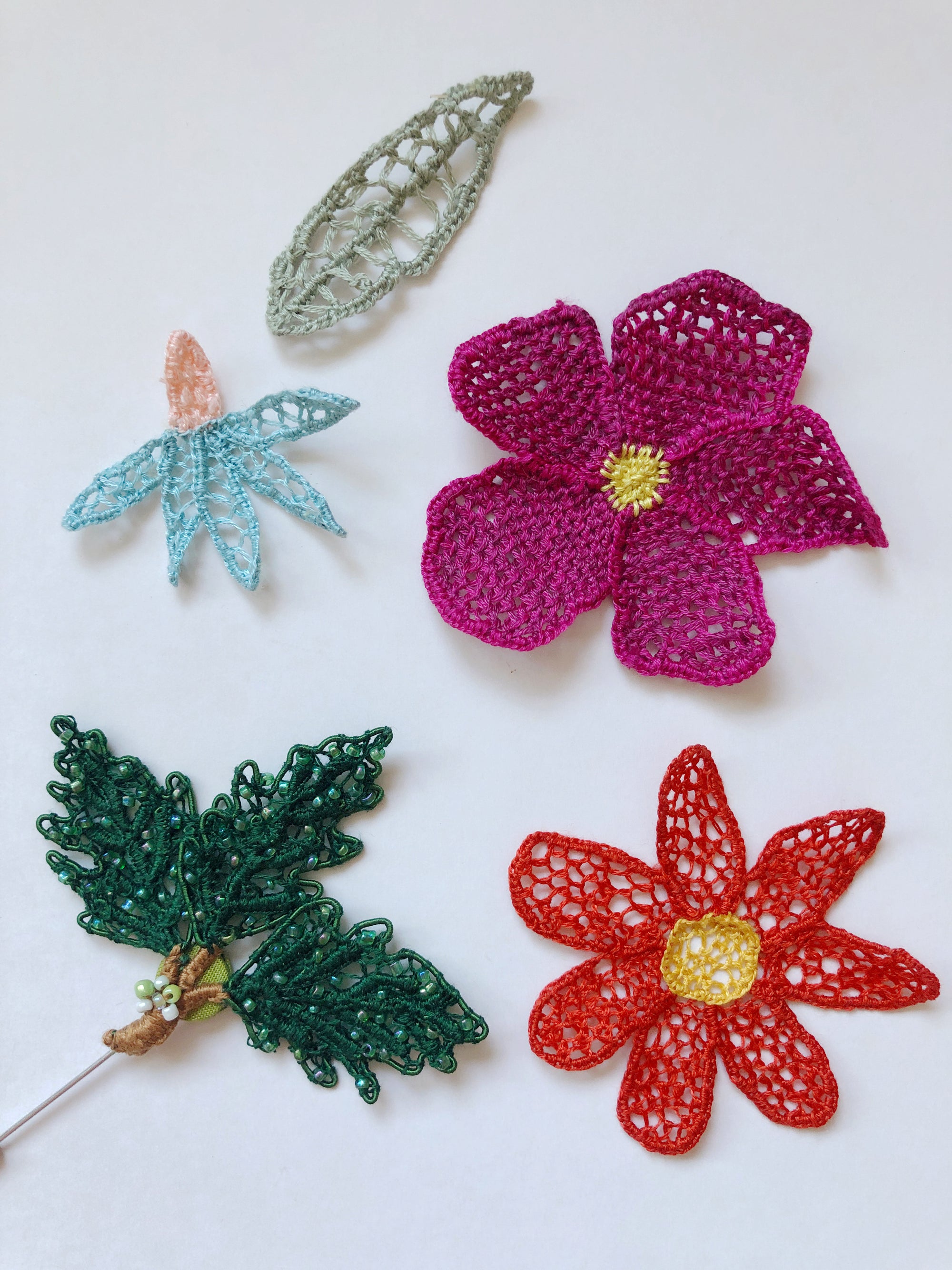 EMBROIDERY CLASS - Create Needle Lace Flowers