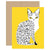 Card - Yellow Mau Cat