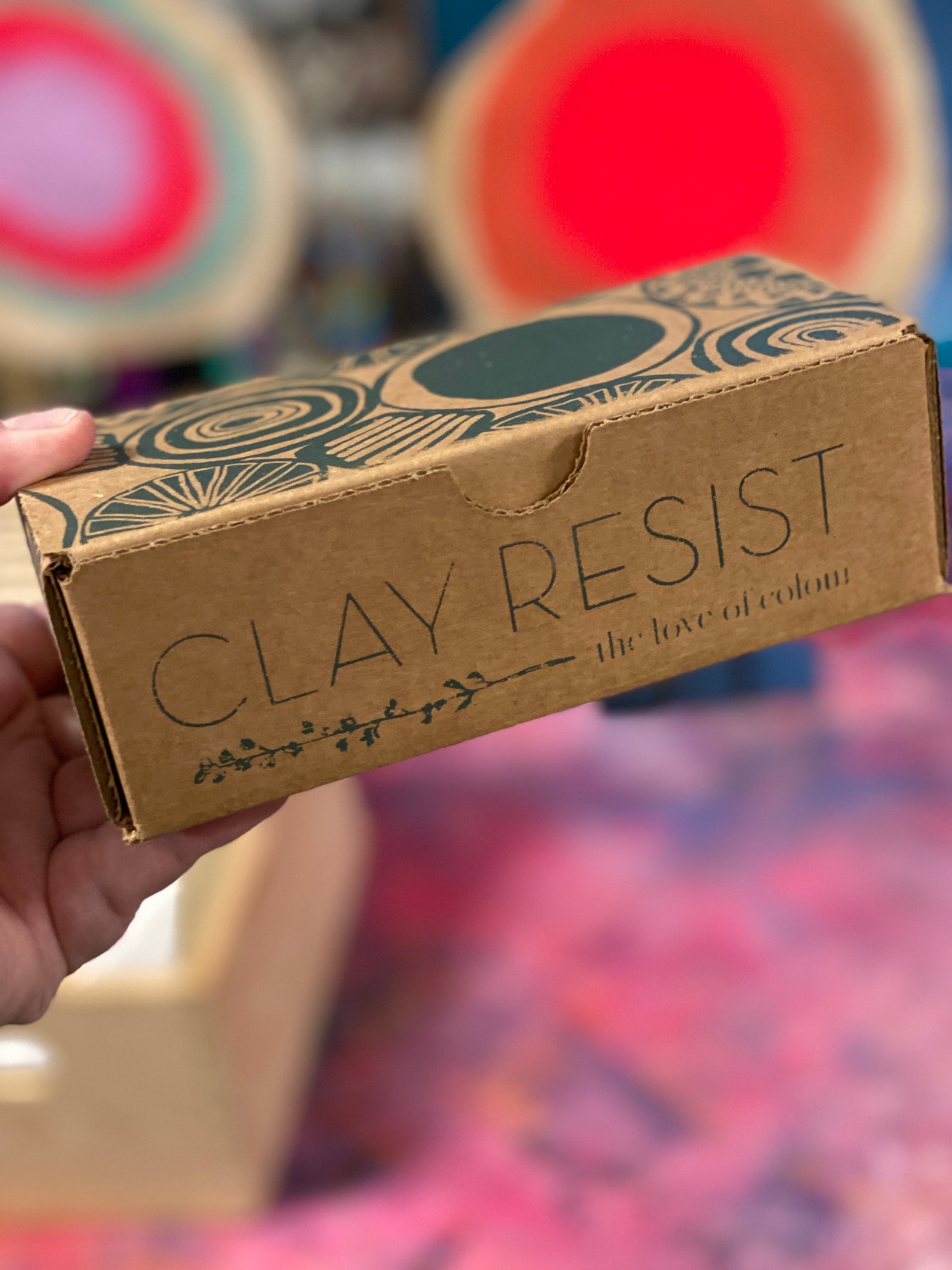 DIY - Dyeing - Clay Resist