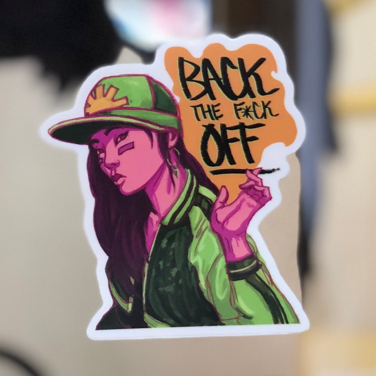 Sticker - Back the Fuck Off