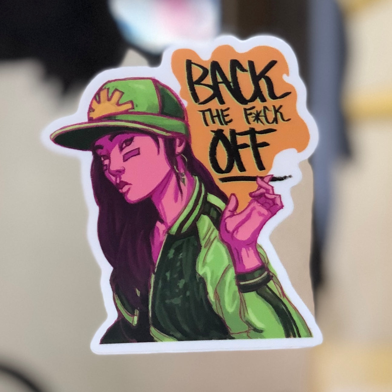 Sticker - Back the Fuck Off