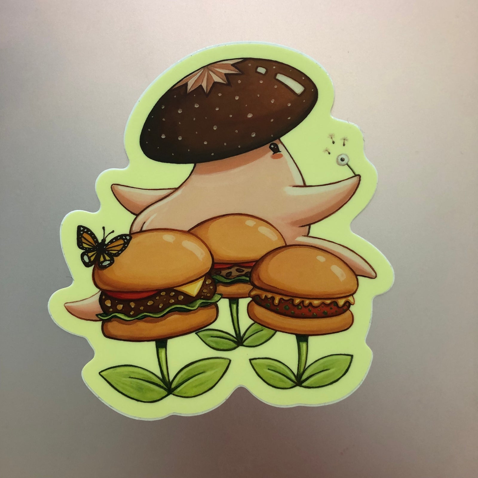 Sticker - Mushroom and Burgers