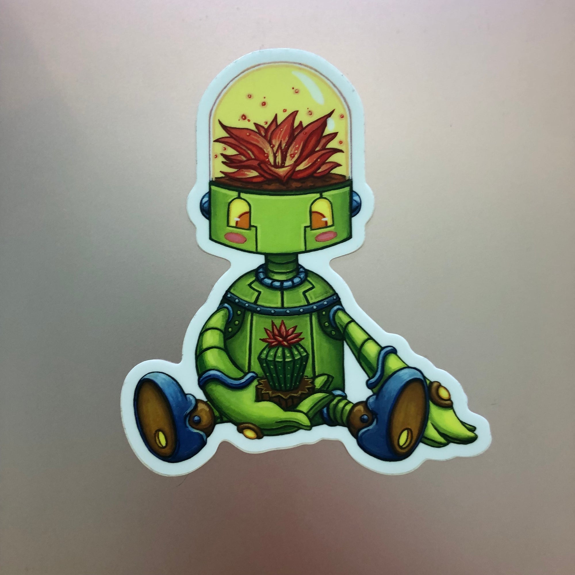 Sticker - Succulent Robot