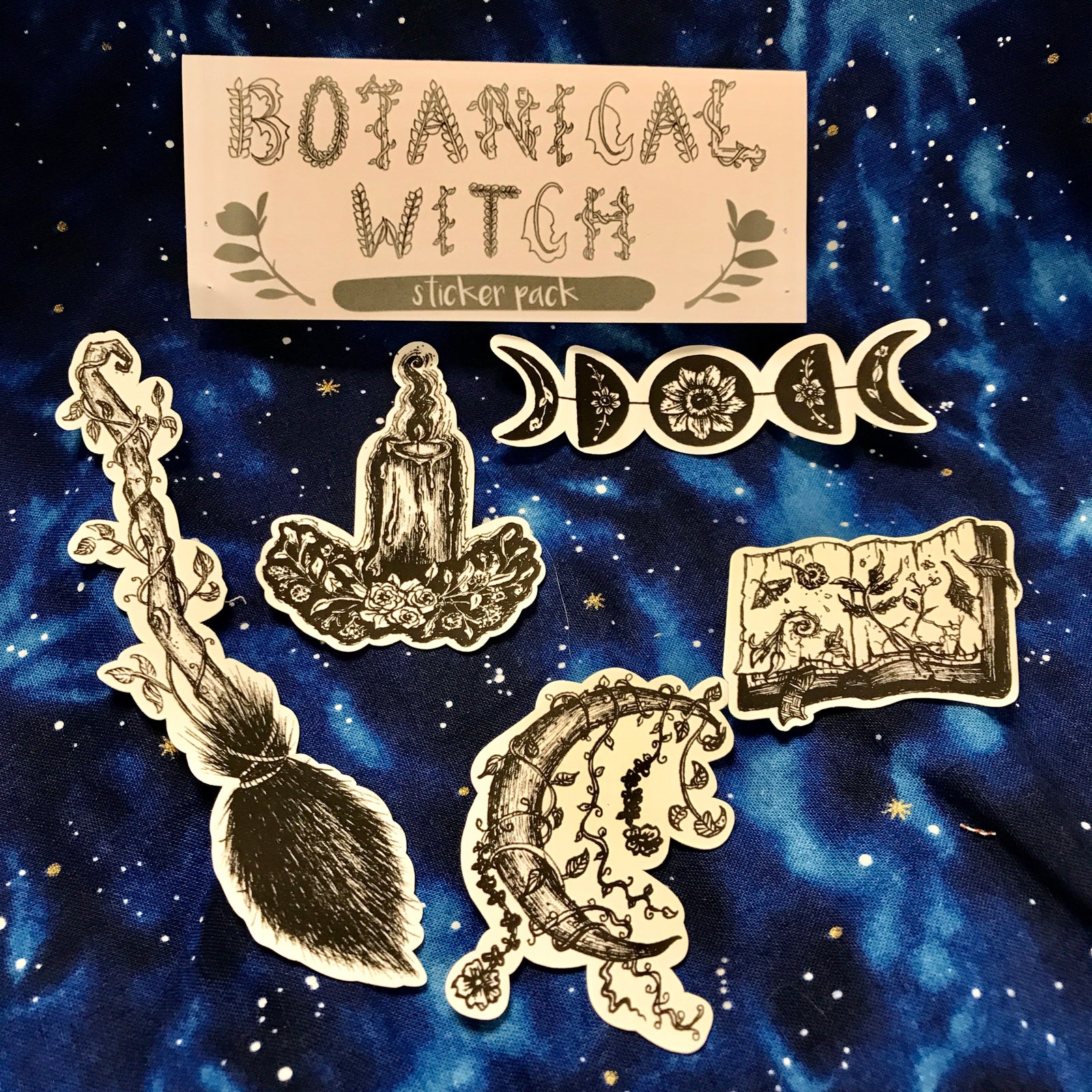 Sticker Pack - Botanical Witch