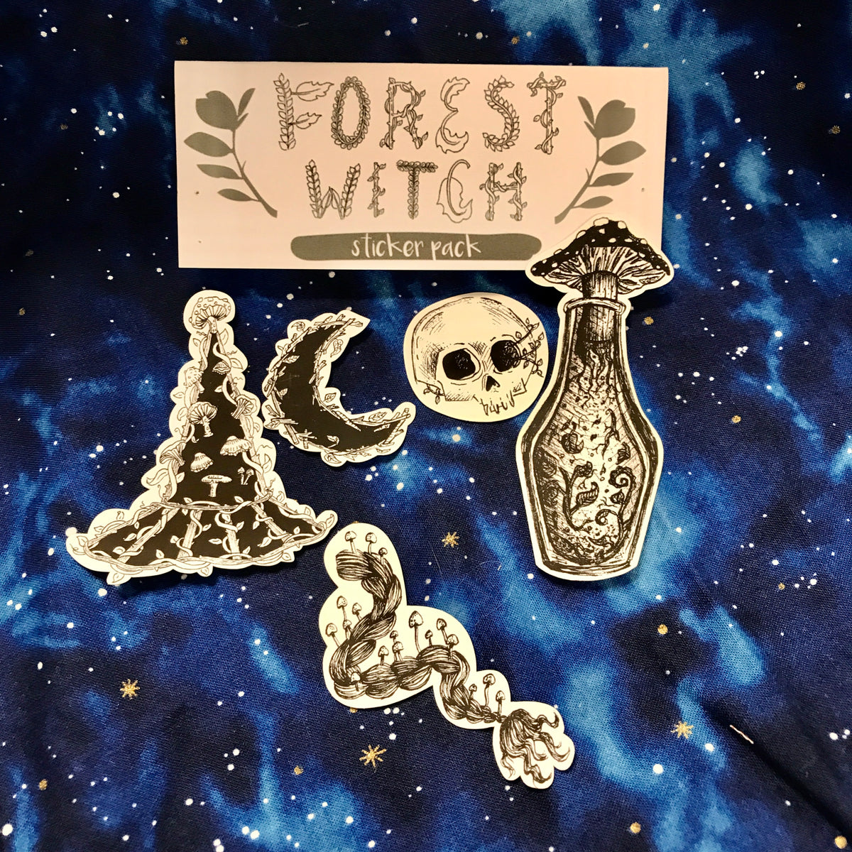 Sticker Pack - Forest Witch