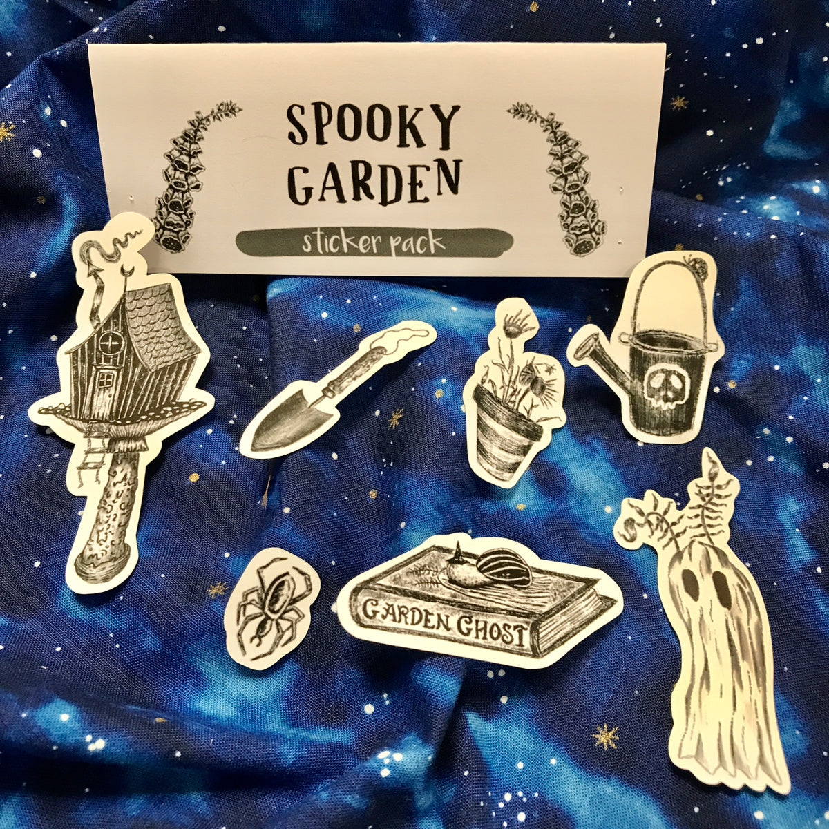 Sticker Pack - Spooky Garden