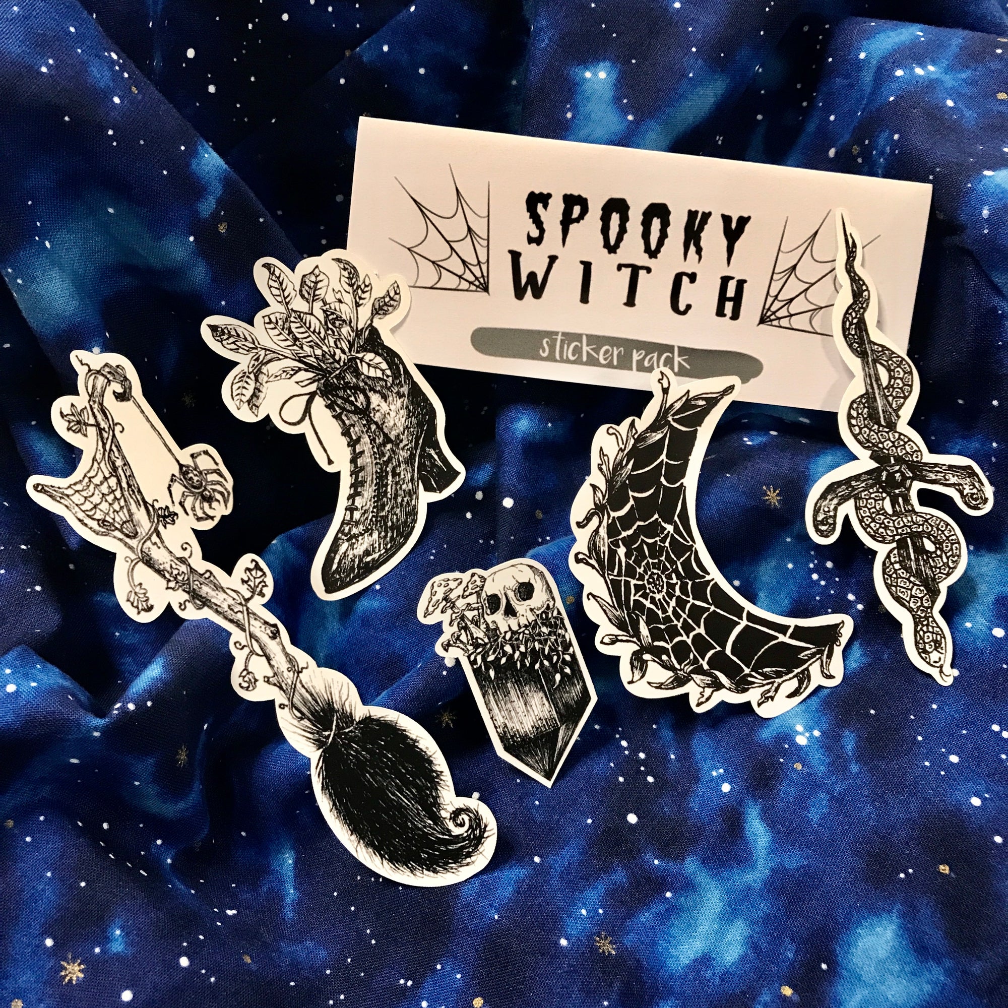 Sticker Pack - Spooky Witch