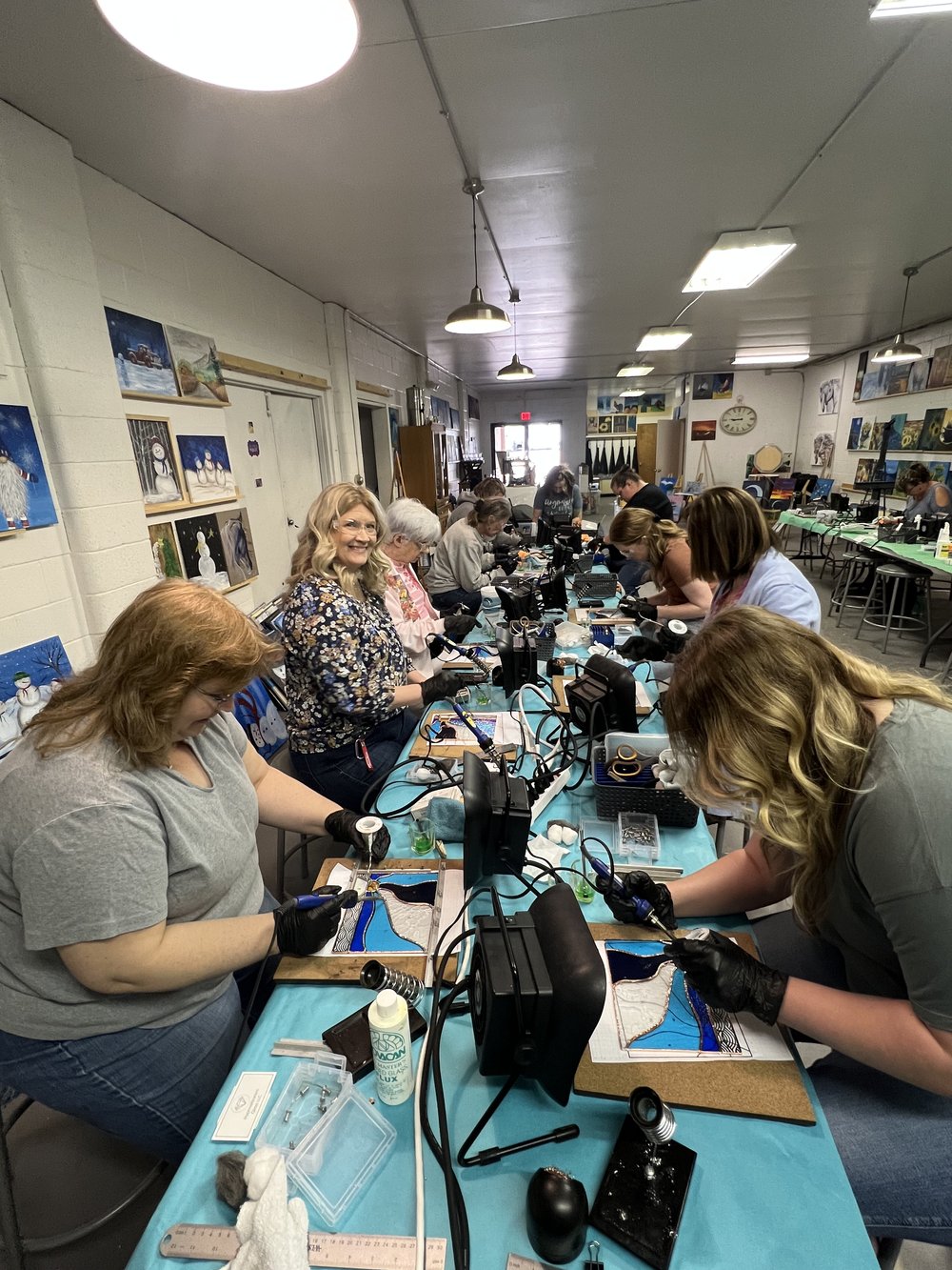 STAINED GLASS CLASS: Intro to Stained Glass Assembly