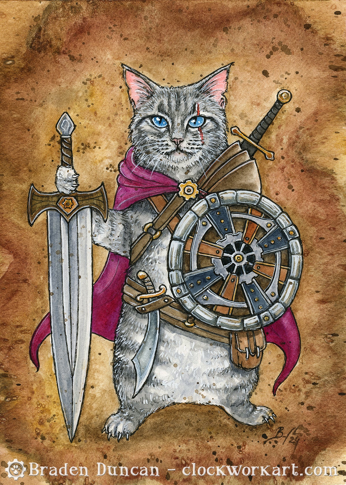 Original Art - Kitten Class: Fighter