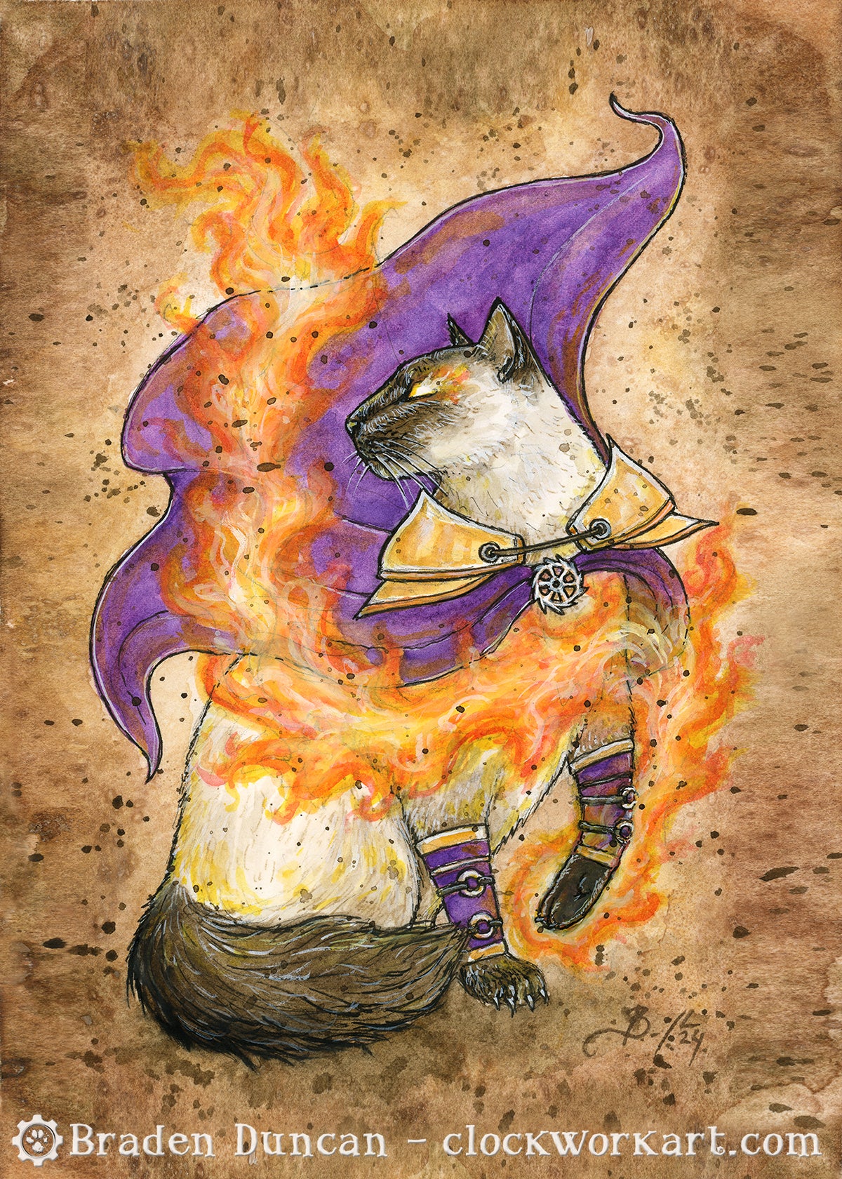 Original Art - Kitten Class: Sorcerer