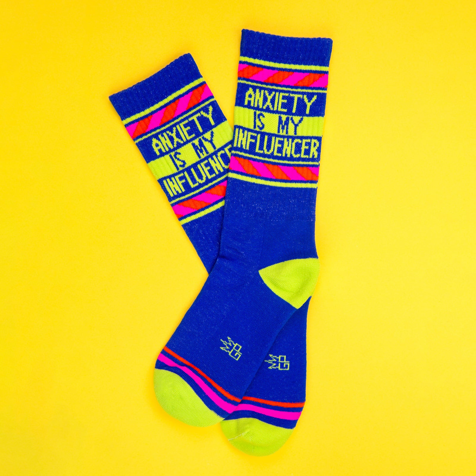 Sock - Unisex Gym: Anxiety Is My Influencer