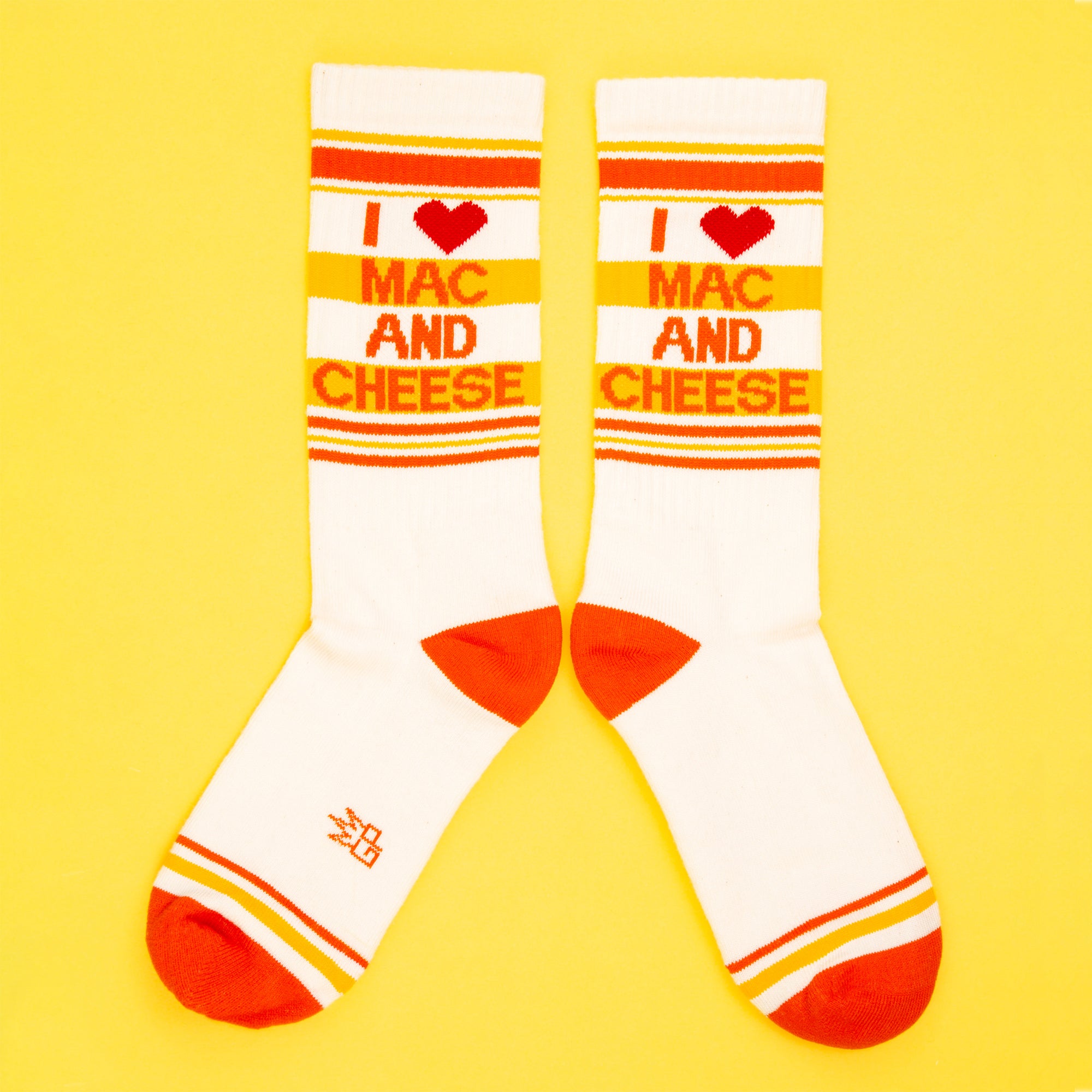 Sock - Unisex Gym: I Heart Mac N Cheese