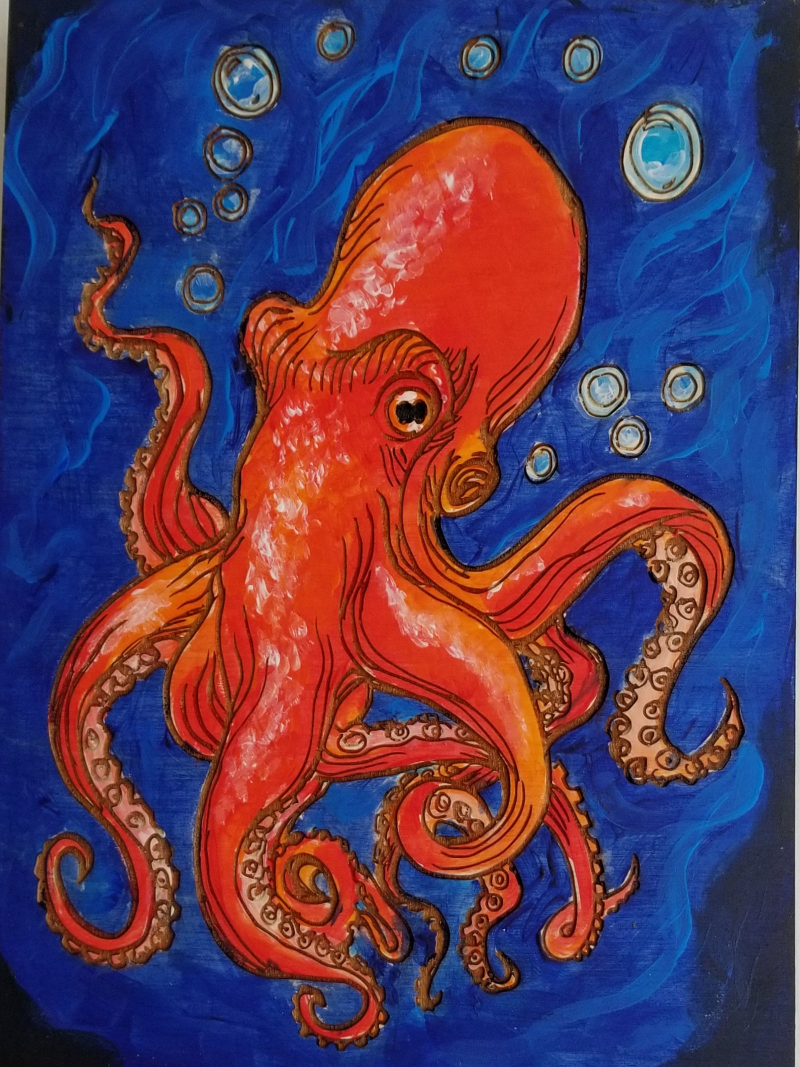 PAINTING CLASS: Octopus on Canvas