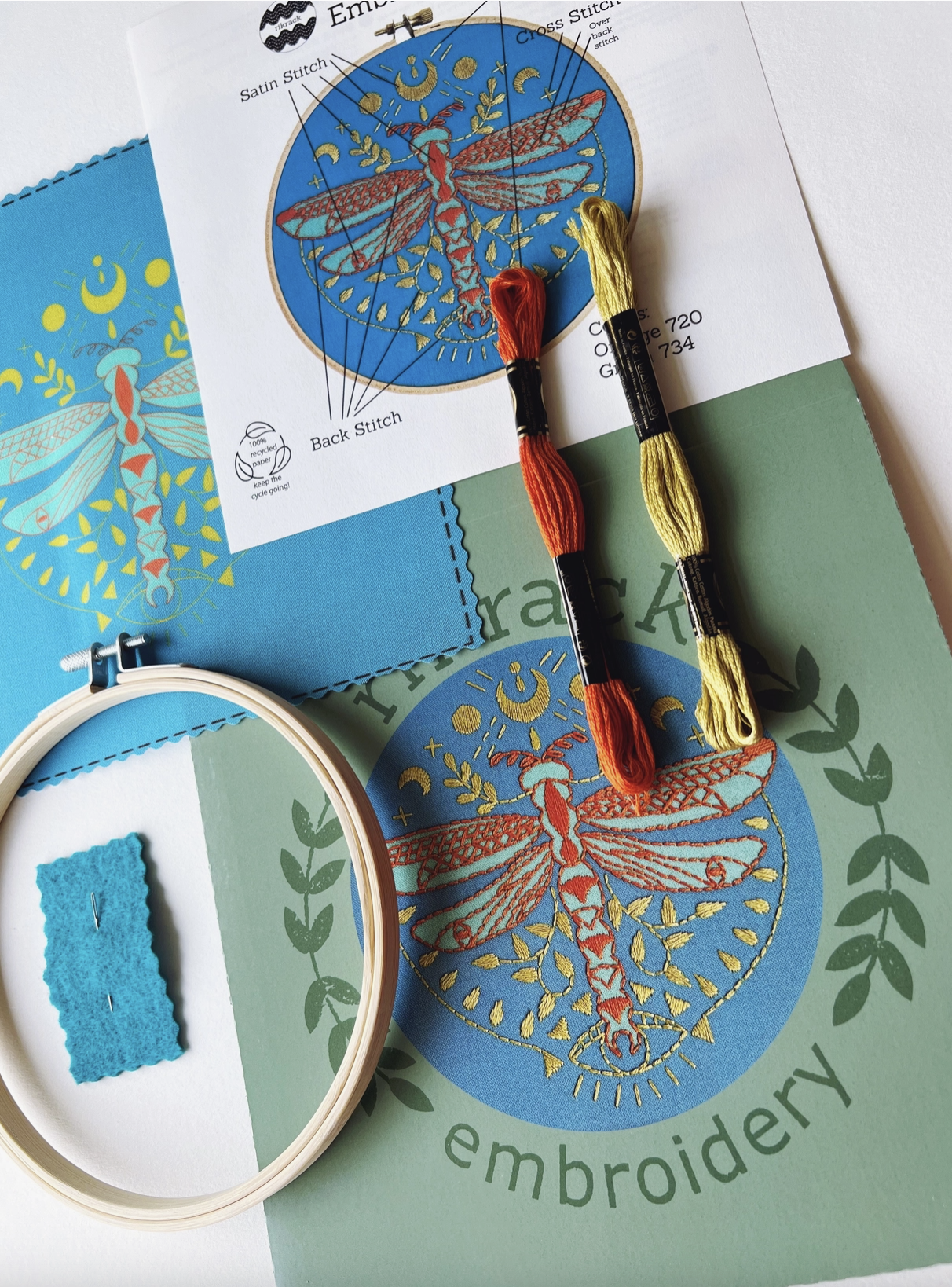 DIY - Embroidery - Mystic Dragonfly