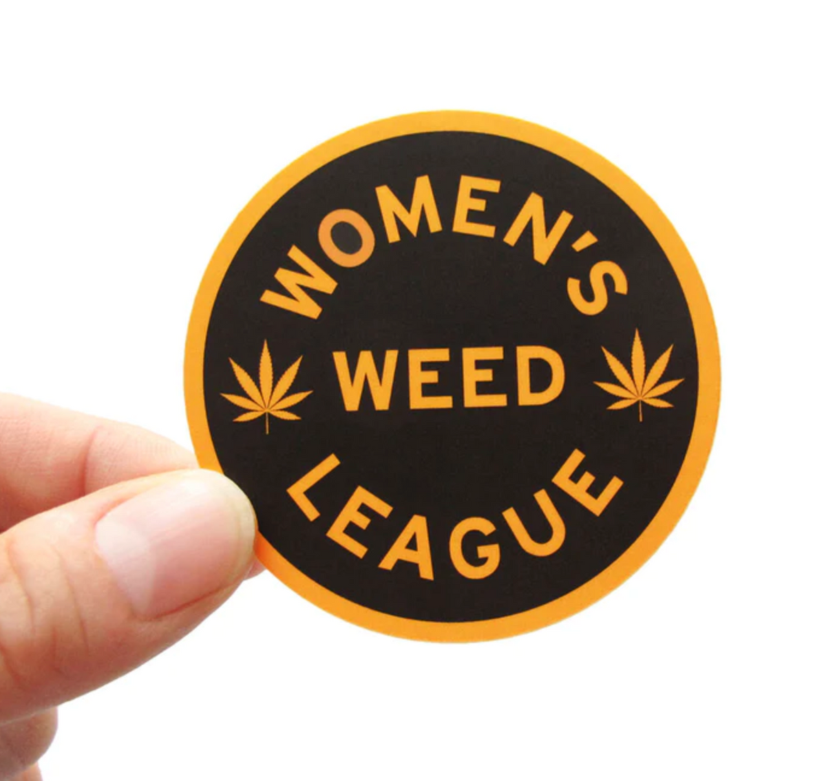Sticker: Women&#39;s Weed League