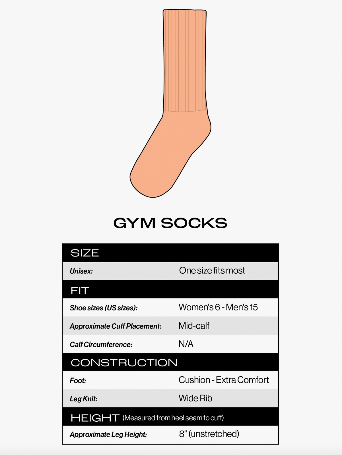 Sock - Unisex Gym: Bad with Customers