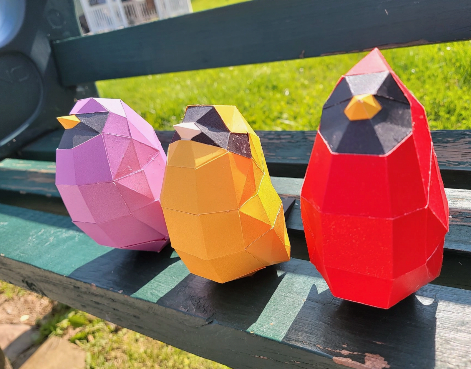 Paper Craft - Low Poly Birds