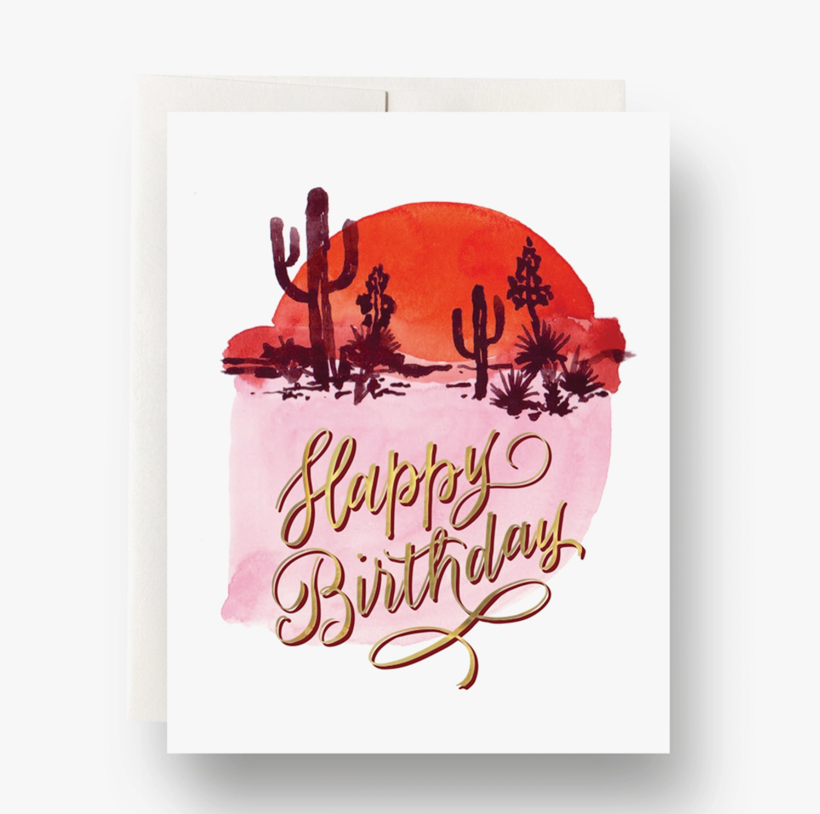 Card - Abstract Cactus Birthday