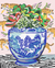 Print -  Succulent Chinoiserie