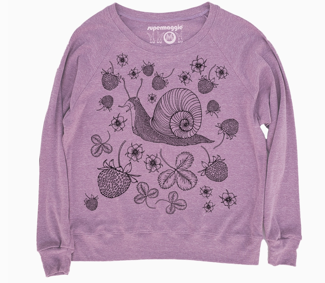 Sweatshirt - Snail - Lilac