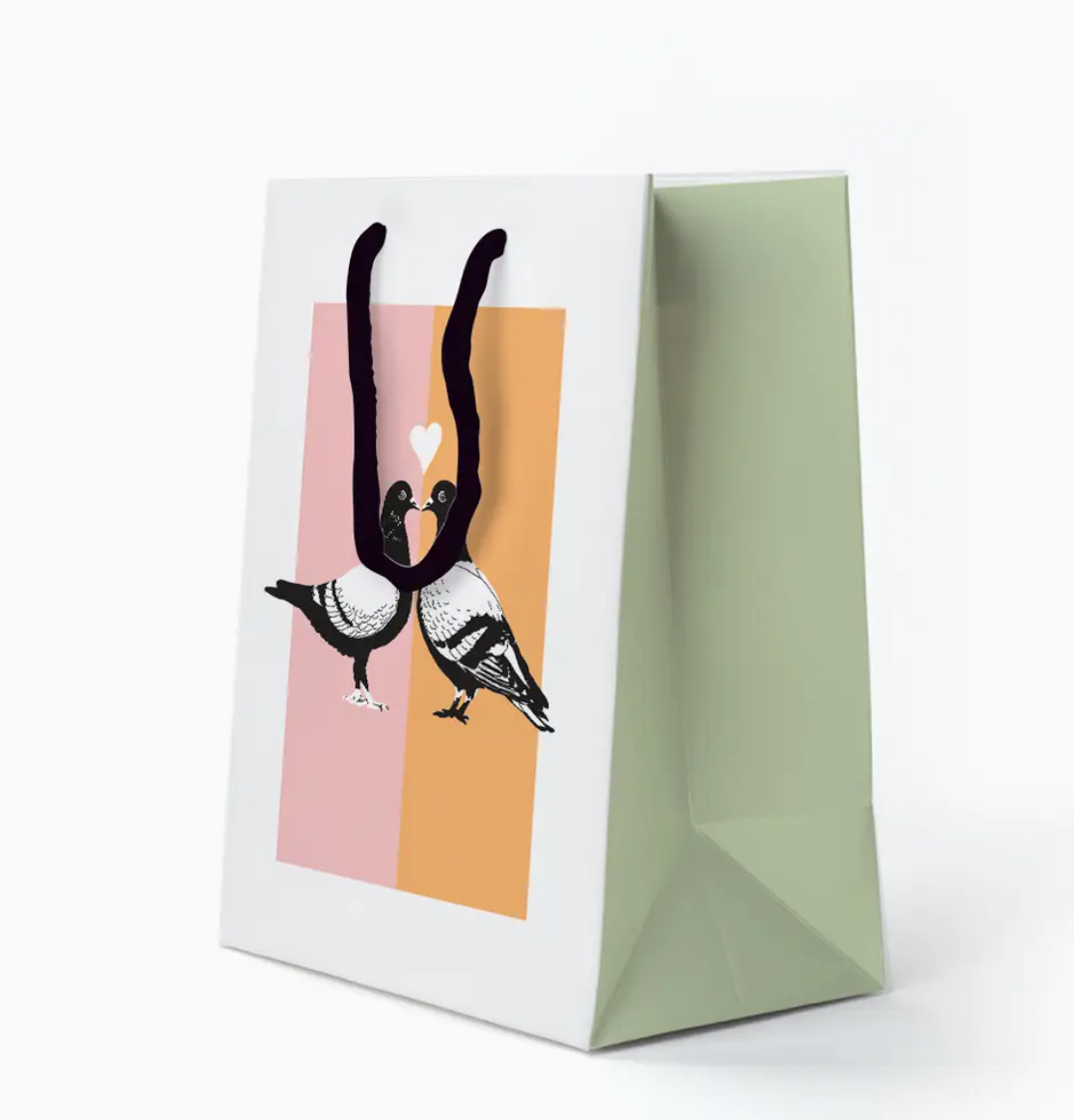 Gift Bag - Love Birds Pigeon - Large