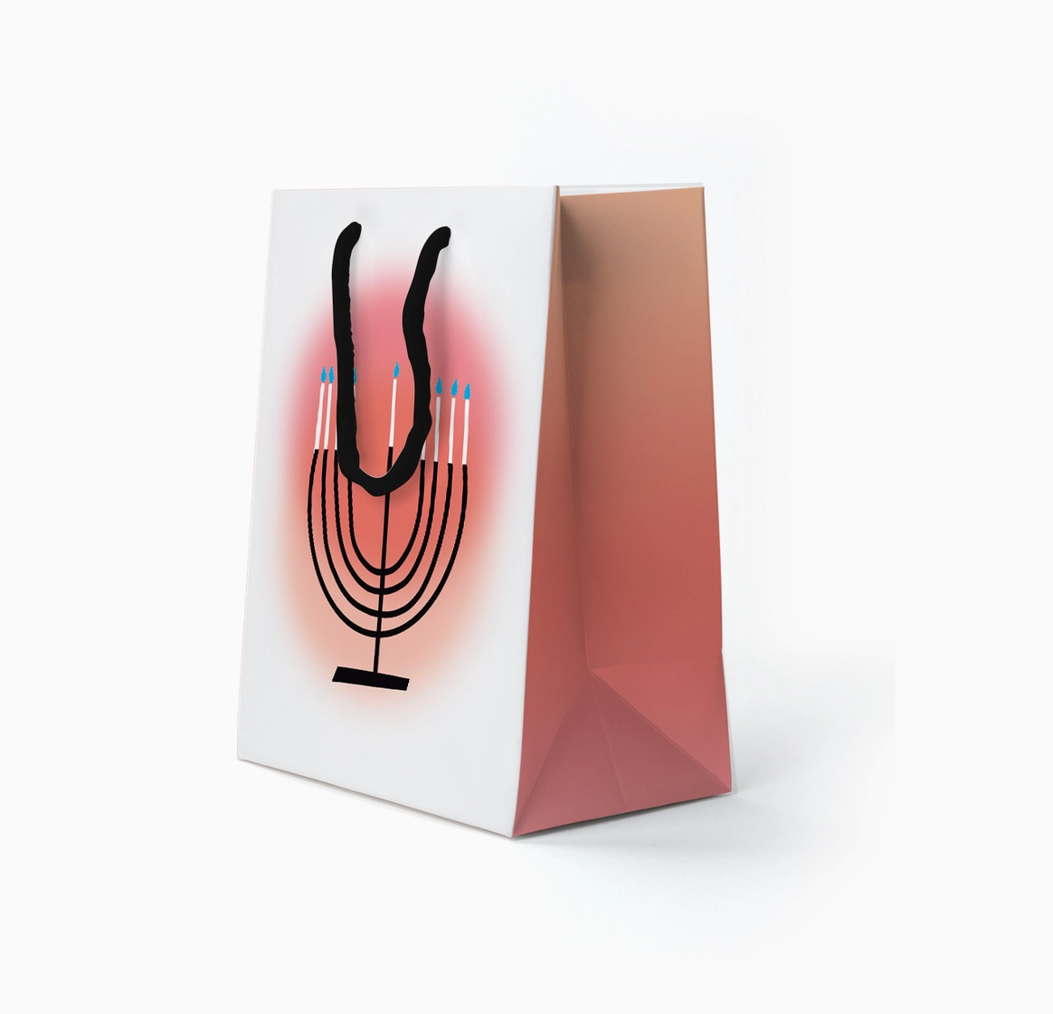 Gift Bag - Sunset Menorah - Medium