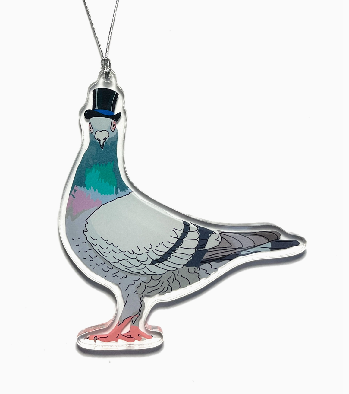 Ornament - Top Hat Pigeon