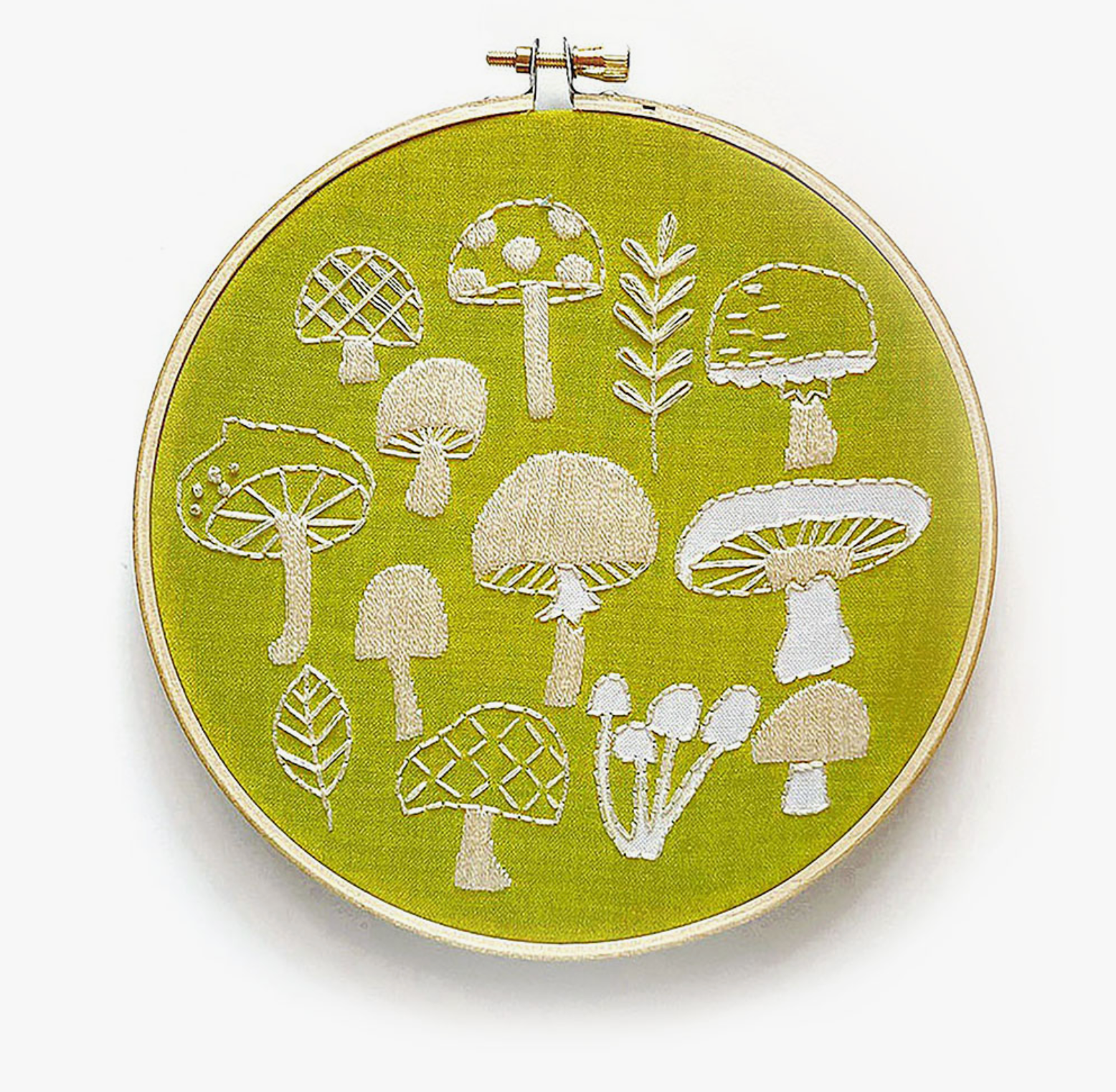 DIY - Embroidery - Mushrooms