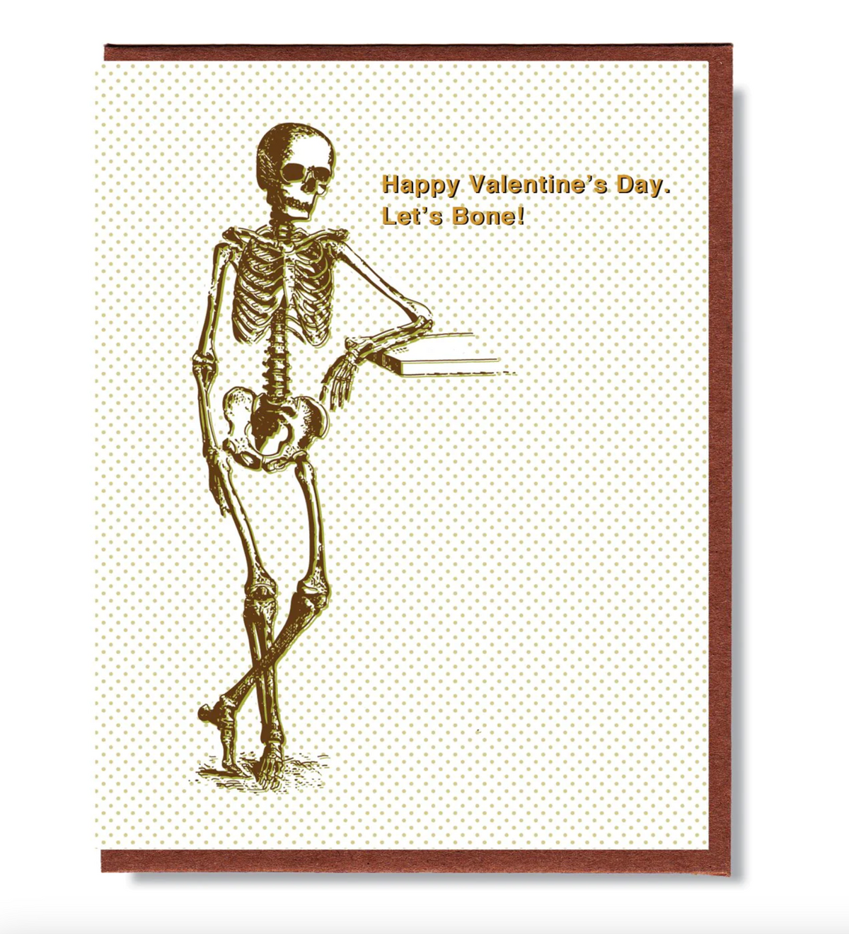 Card - Happy Valentine&#39;s Day - Let&#39;s Bone