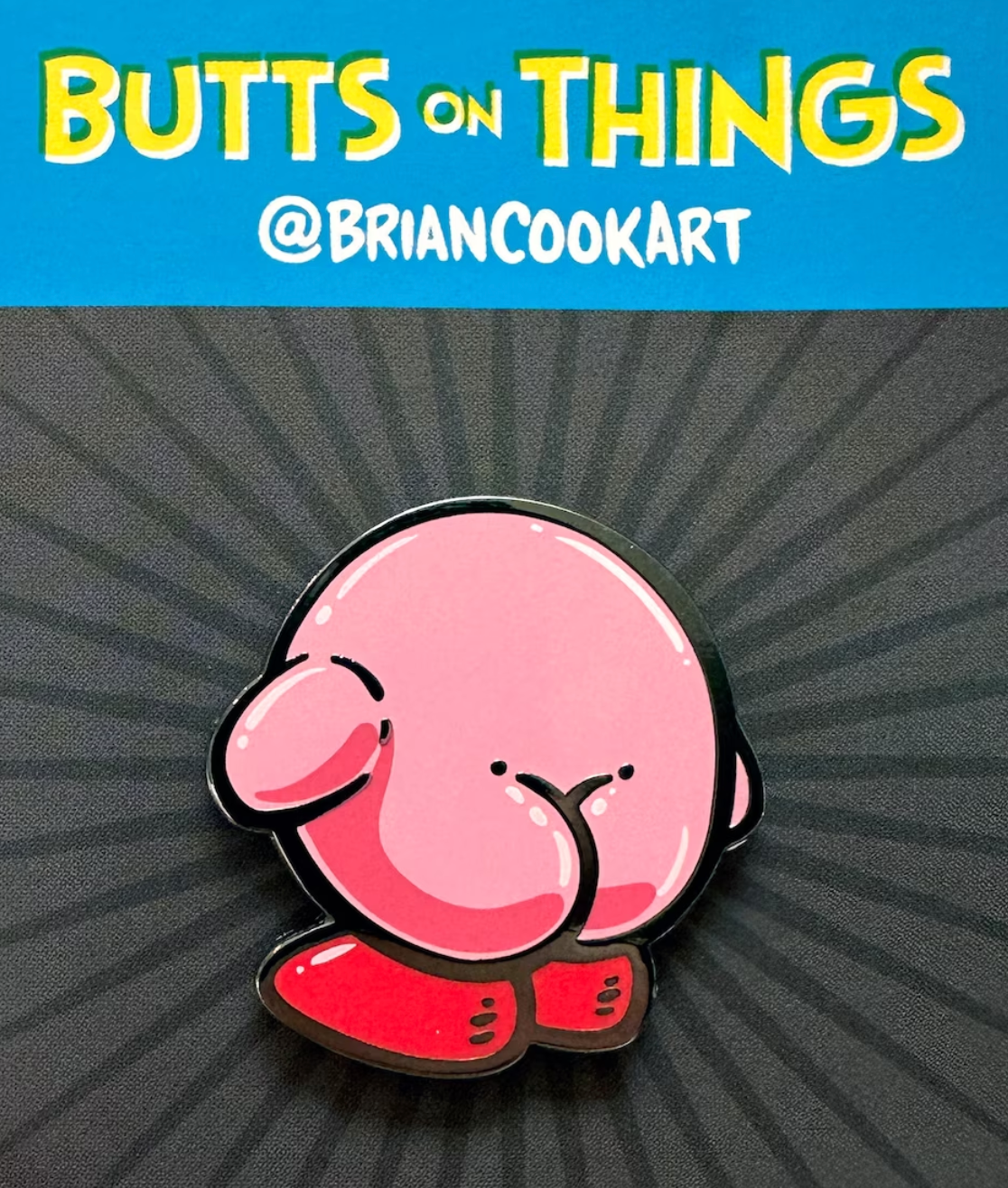 Enamel Pin - Kirby Butt