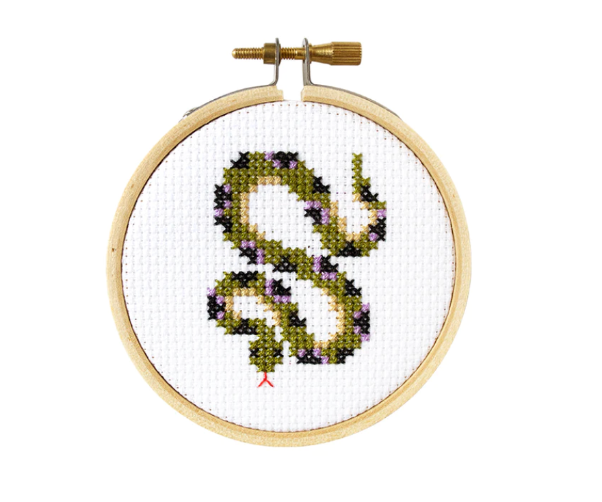 Cross Stitch Mini Kit - Snake