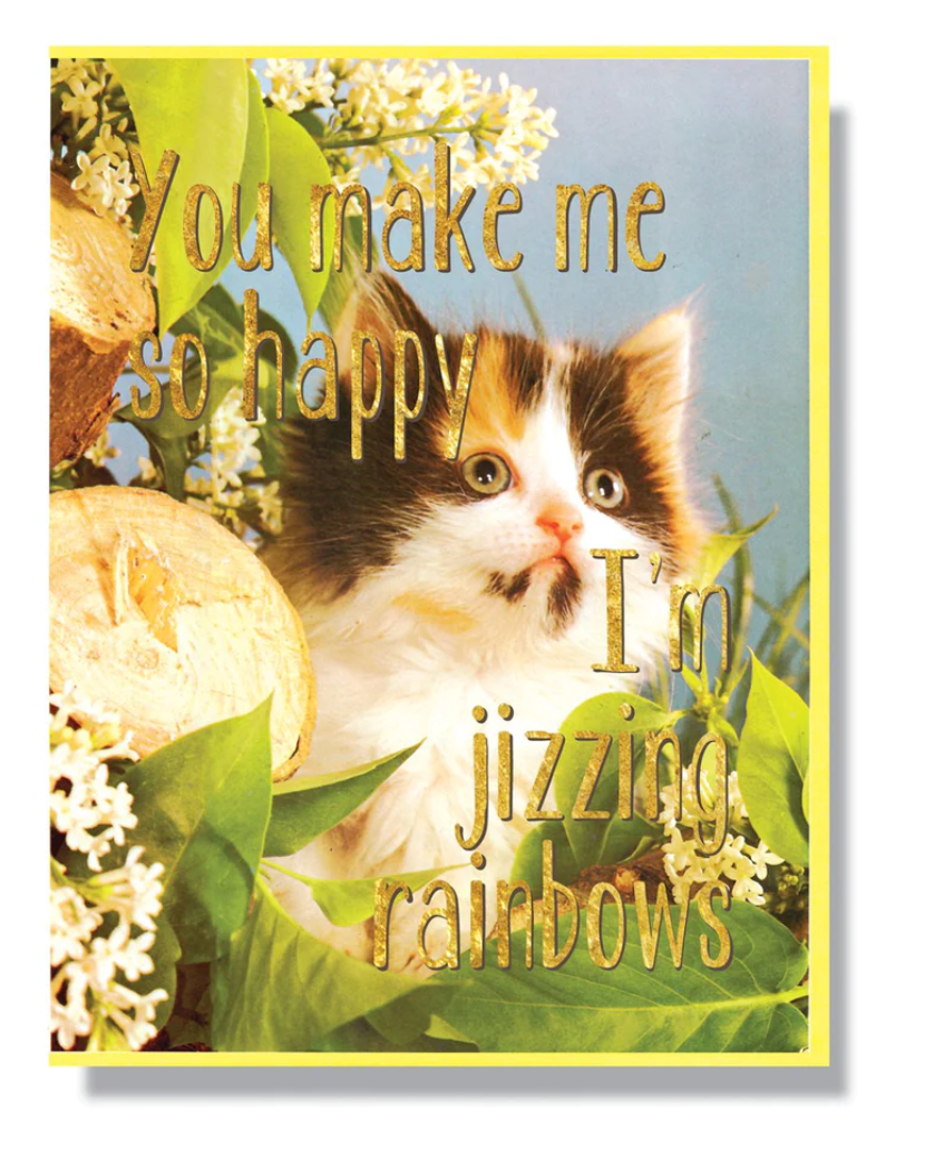 Card - Jizzing Rainbows