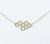 Necklace - Small Gold Honeycomb Necklace