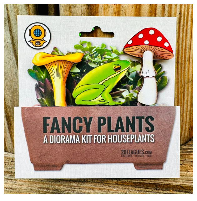Fancy Plants - Frog and Mushrooms
