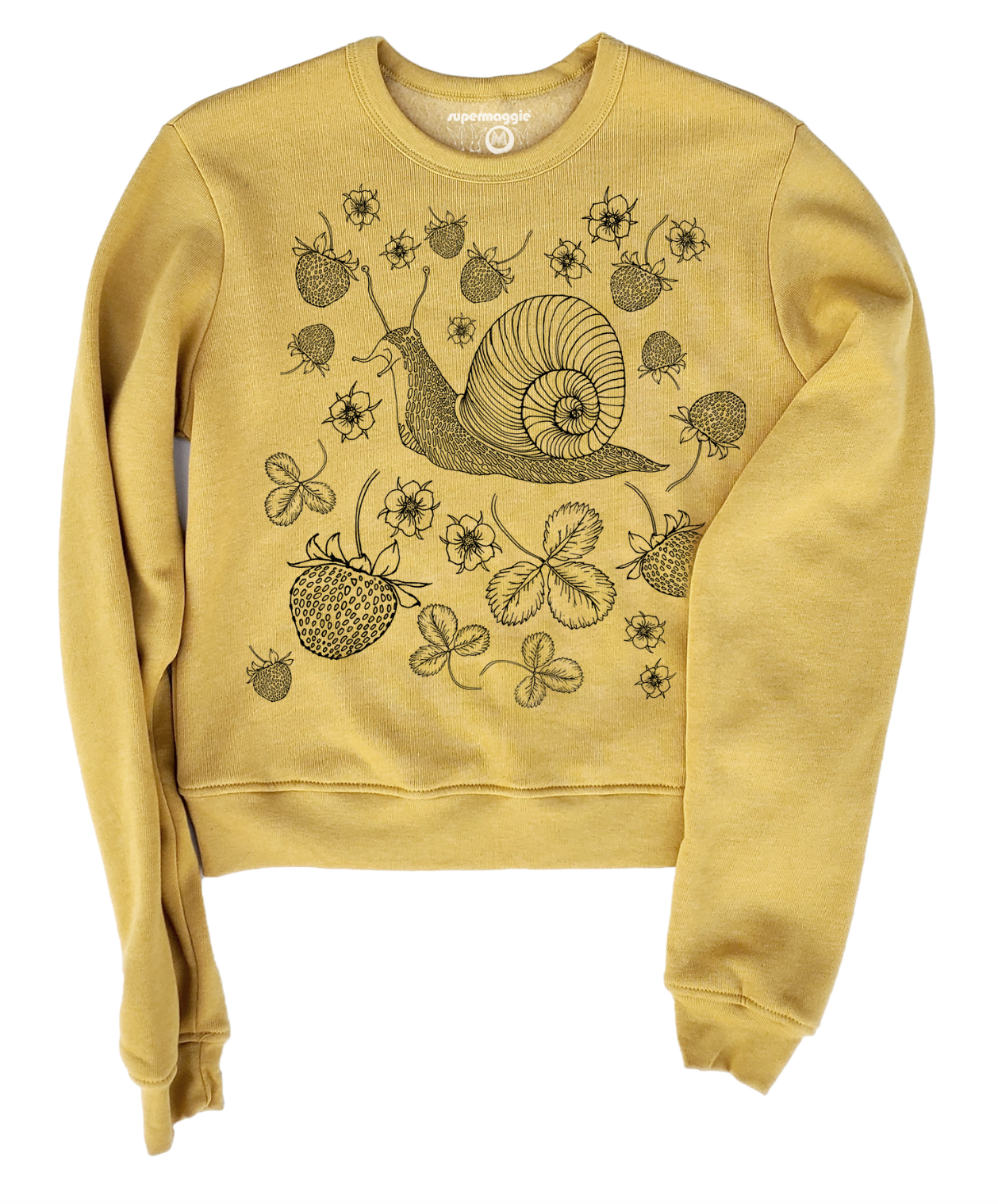 Sweatshirt - Snail Sabrina - Mustard