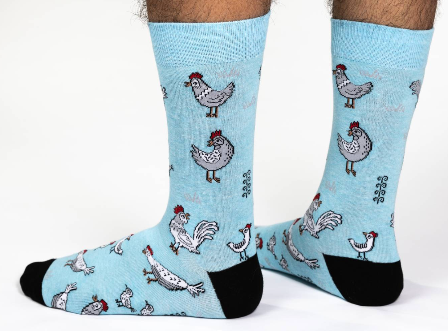 Sock - Extra Large Crew: Chicken