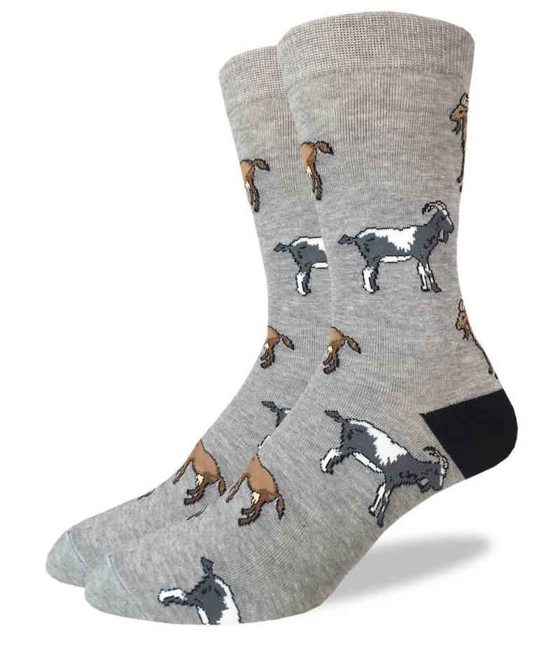 Sock - Extra Large Crew: Goats