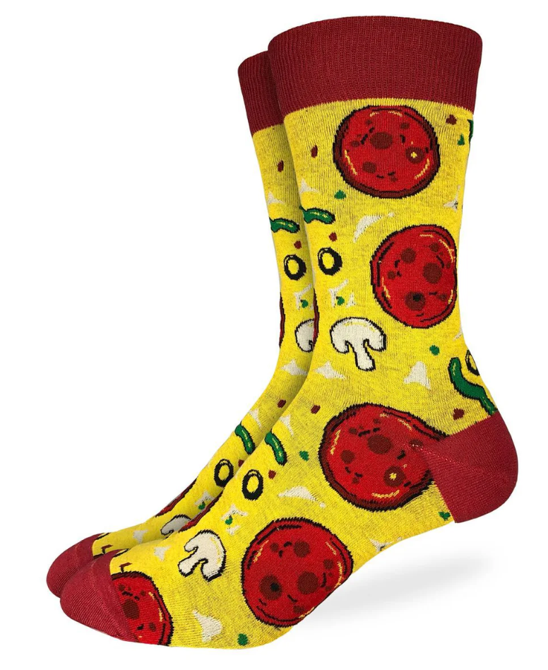 Sock - Extra Large Crew: Pizza Toppings