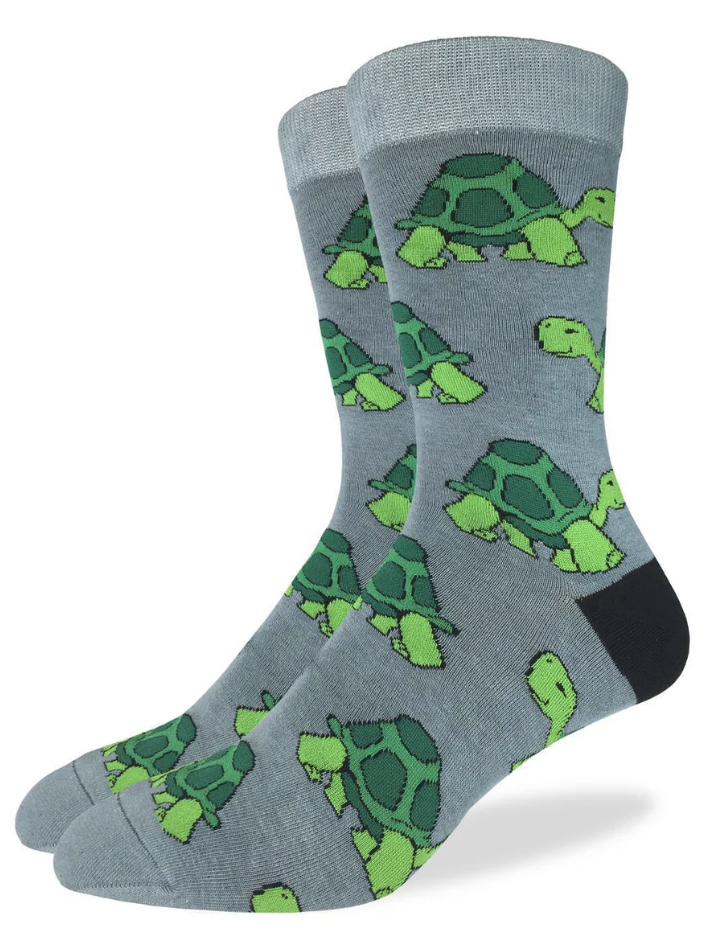 Sock - Extra Large Crew: Turtles