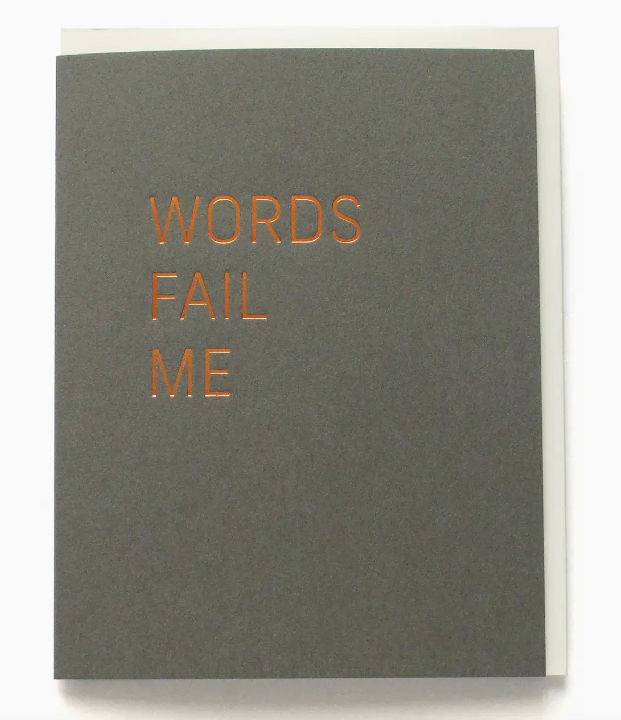 Card: Words Fail Me